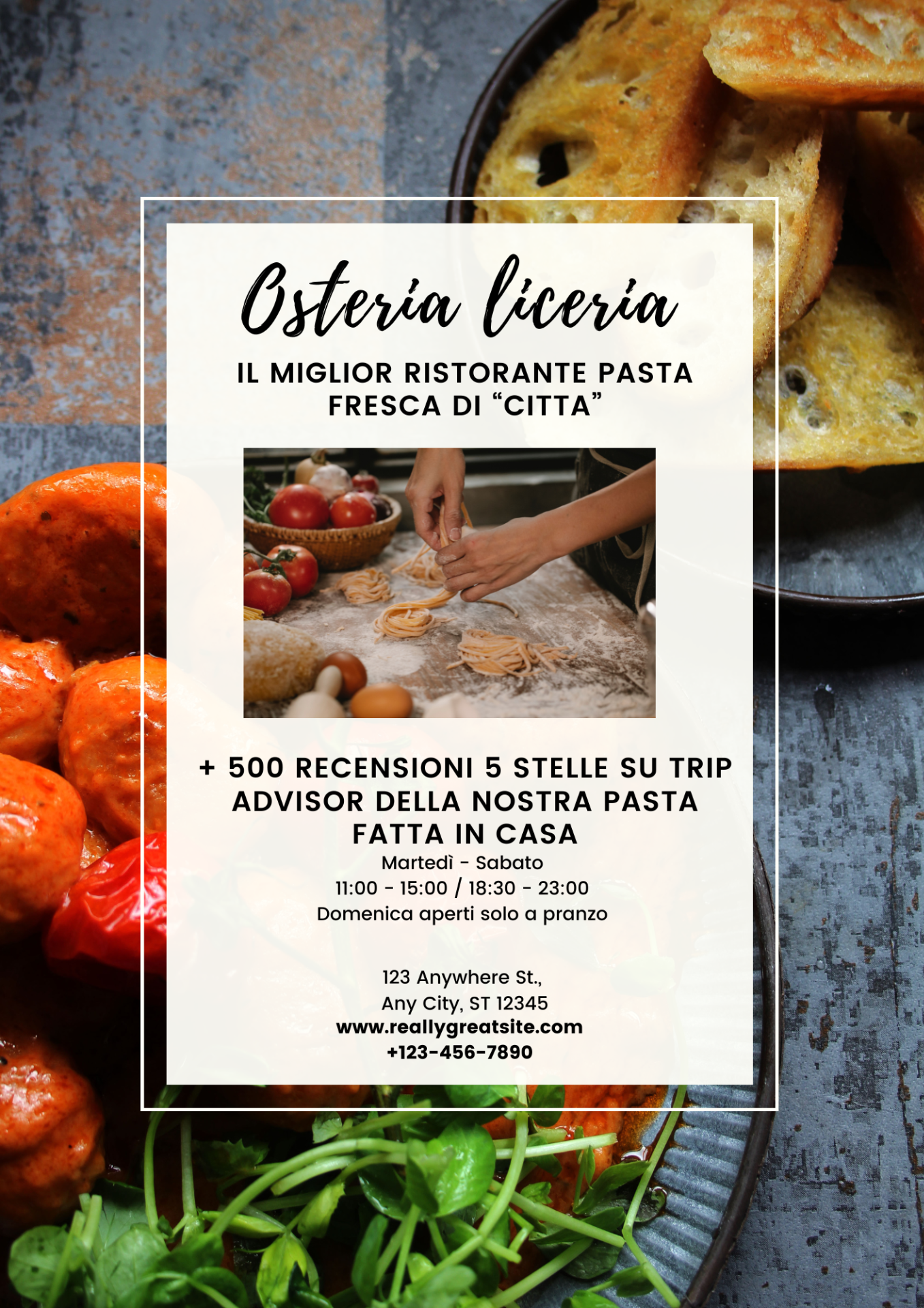 (esempio inventato) perchè sceglierli: sono riconosciuti come i migliori nella produzione di pasta fresca